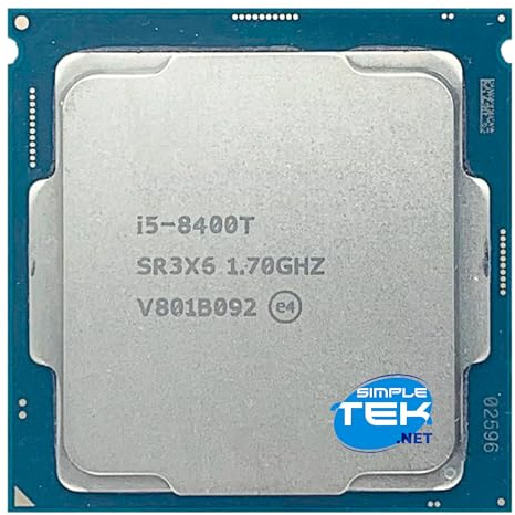 SIMPLETEK - Desktop-Prozessor 6 Kerne 6 Threads 1,7 GHz mit Boost bis zu 3,3 GHz Sockel LGA1151 V2 TDP 35 W Bulk (Generalüberholt)