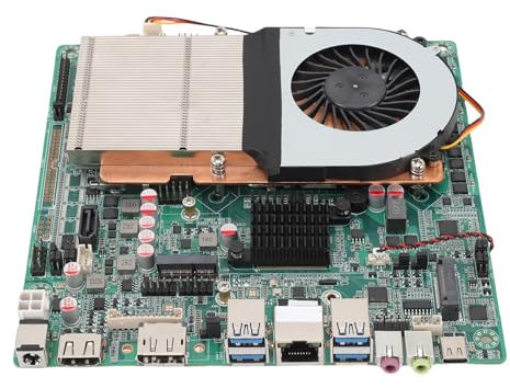 Pyhodi ITX Motherboard für LGA1700 -Prozessor, Doppelte DDR4 -ITX -integrierte Industrielle Hauptplatine mit Ultra -dünnen Kupferkühler, Ideal für Werbegeräte