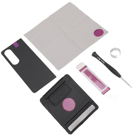 Fabater Ersetzen Sie das Zerbrochene Glas auf der Rückseite durch den Austausch der Hinteren Abdeckung des Z Fold 4 5G, Ideal für die DIY-Reparatur (Black)
