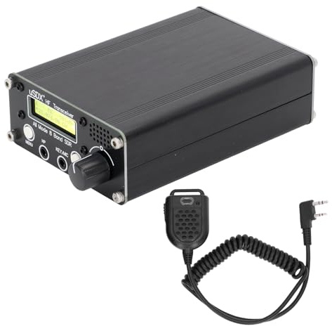 8 Band HF SSB CW QRP Shortwave Radio Transceiver with LCD Display - SDR Full Mode Transceiver Compatible with FT8 JS8 and FT4-80m to 10m Range - BNC Connector - Power Supply Not