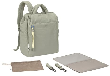 LÄSSIG Rucksack Laptoprucksack mit Laptopfach Minoa Backpack Mint hellgrün