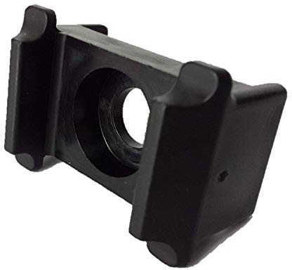 Klammer Doppelsteg, Zaunhalter, Zaunbau Halter, Doppelstabklammer, Stabmatten Halter, schwarz RAL 9005 25 Stück