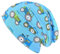 Wollhuhn ÖKO Jungen/Mädchen Bequeme Weiche Long Beanie/Mütze/Beanie-Mütze/Strickmütze/Kindermütze Jersey Gefüttert Übergangszeiten (Öko-Stoffe/Bio) (LB Traktor/Trecker Hellblau, M)