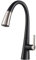 Kraus KPF-1673SFSMB Robinet de Cuisine, Noir