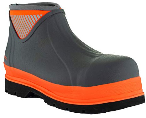 Brightboot Hi Vis Waterproof Safety Boots (9 UK, Orange)