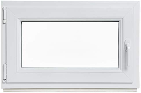 Kellerfenster - Kunststoff - Fenster - weiß - BxH: 75 x 55 cm - DIN links - 3-fach-Verglasung - Lagerware