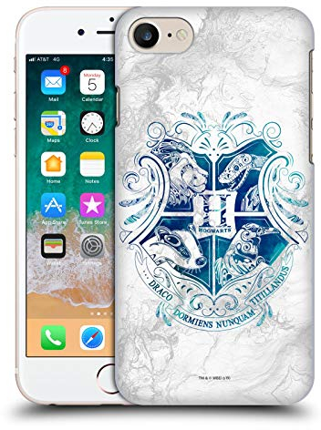 Head Case Designs Offizielle Harry Potter Hogwarts Aguamenti Deathly Hallows IX Harte Rueckseiten Handyhülle Hülle Huelle kompatibel mit Apple iPhone 7/8 / SE 2020 & 2022