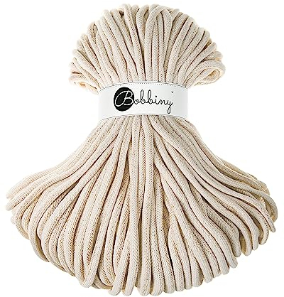 Bobbiny Jumbo-Makramee-Schnur, geflochten, 9 mm, 100 m