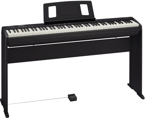 Roland FP-10 Digitalpiano in Schwarz + KSCFFP10 Ständer für Digitalpiano im Bundle