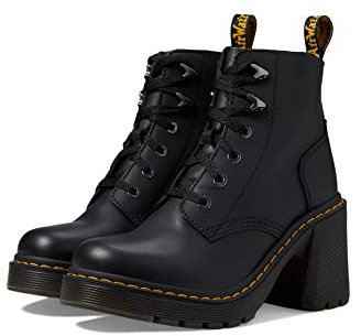 Dr. Martens Damen Jesy 6 Tie Boot Mode-Stiefel, Black Sendal, 42 EU