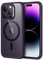 ESR for iPhone 14 Pro Max Case, Magnetic Clear Case Compatible with MagSafe, Shockproof Military-Grade Protection, Classic Hybrid Magnetic Case for iPhone 14 Pro Max 6.7 inch, Purple