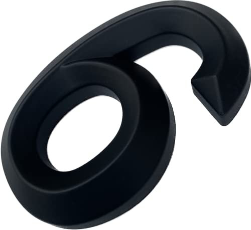 Sonnet House Door Numbers Plaques Stick On Self Adhesive 3D Door Street Number Signs Hotel Office Appartments Mailbox Outdoor 3 Inches (Black-6)