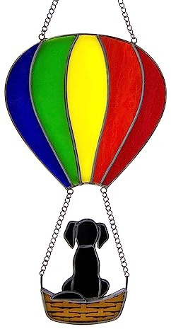 Hunde-Gedenkgeschenk für den Verlust des Hundes, Buntglas-Hundes, Geschenke zum Verlust des Hundes, Trauergeschenk, Regenbogenbrücke, Haustier-Gedenkgeschenke, Sonnenfänger, Hundeerinnerungsgeschenk