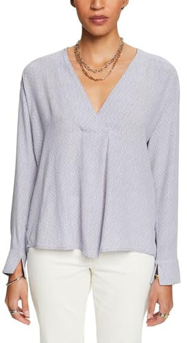 ESPRIT Damen 994ee1f305 Bluse, 448/Light Blue Lav, M