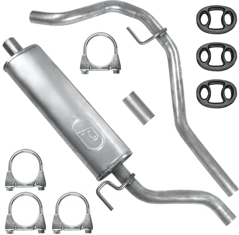 Polmo Schalldämpferset Auspuff Mitteltopf für Opel Vectra 3 III C 2002-12/2008 1.6 1.8 Schrägheck Stufenheck