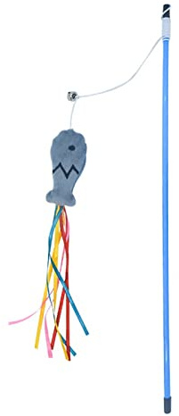 ulafbwur Interaktives Katzenspielzeug, Fisch-Design, kratzfestes PVC, Kätzchen-Teaser für lässiges Spielzeug, Spielzeug für Katzen, um sie zu beschäftigen