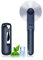 Portable Handheld Fan, 2 IN 1 Mini Hand Fan, Battery Operated [8-15 Working Hours], USB Rechargeable Personal Foldable Fan for Indoor, Small Pocket Fans Travel Essentials for Outdoor (Blue)