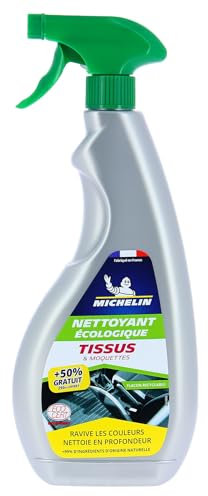 MICHELIN 009197 Nettoyant Détachant Tissus, Moquettes et Sièges, Formule Naturelle, +50% Gratuit, 750 ML