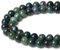 XIANNVXI 8mm Naturstein Moosachat Perlen zum Auffädeln mit Loch Runde Kristalle Edelsteine zum Auffädeln Perlen für Armbänder Ketten DIY Schmuck Basteln (ca. 47 Stück)