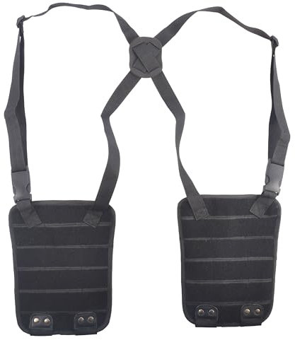 COP® Tragespinne mit beidseitig gleichen MOLLE-Trageplatten/schwarz, Einheitsgröße