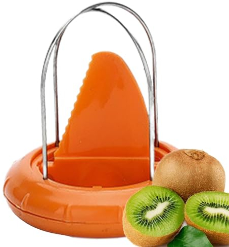 Strumento per sbucciare la frutta, sbucciatore per kiwi - Affettatrice per frutta da cucina in acciaio inossidabile | Strumento per scavare la frutta, sbucciatrice manuale, lavabile in