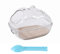 Salle Bain Hamster Transparente,Salle de Bain à Sable pour Hamster en Plastique Baignoire Sable avec Pelle Conteneur de Baignoire pour Animaux Compagnie