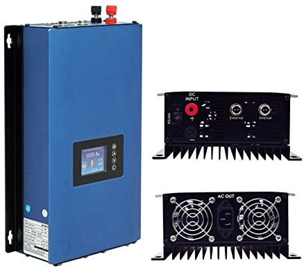 LEPREM 1000W Solar-Wechselrichter mit Limiter Anti-Rückenfluss-Transformator-Ausgangs-Solargitter-Wechselrichter für Zuhause, Wohnmobil, Sonnensystem, Auto(Size:SUN-1000G-45-90V)