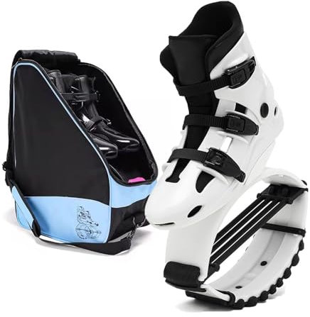 Scarpe da Salto Canguro Jump Kangaroo Shoes Jump Shoes 4T Spring Jump Shoes Zaino portaoggetti, carico 110-286 libbre, Corsa antigravità