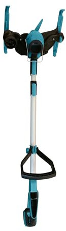 Cordless Grass Strimmer, Edger with2 x 4.0Ah Battery, with Auxiliary Wheels 4 Types Blades, 90° Head pivots, for Garden Brush Cutter Grass Trimmers
