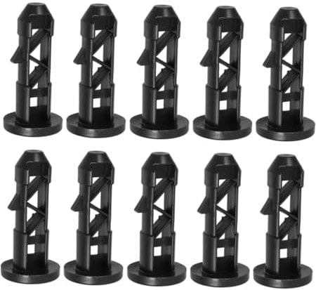 IMIKEYA 10pcs Plastic Hinge Pins for Wheelie Bin Lid Wall Mounted Trash Can Recycling Bin Accessories