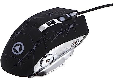 HOMSFOU Souris Filaire USB pour Ordinateur Portable Souris De Jeu avec Rétroéclairage Mouvement Silencieux Et Précis