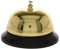 Murago - Tischklingel ca.6x8,5cm - Gold-farbig - Rezeptionsklingel Hotelklingel Glocke Thekenklingel Concierge Tischglocke Gastro Restaurant Hotelglocke Serviceglocke Klingel