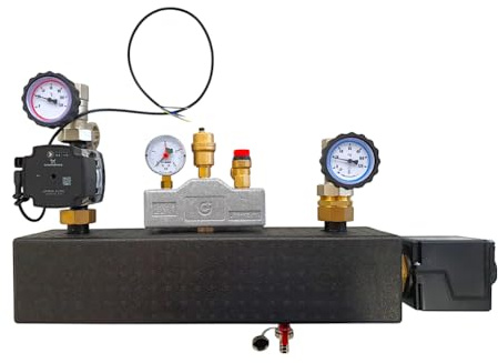 Heizmodul HZMOD-550-1,5 KW mit Pumpe/Heizpatrone Durchlauferhitzer Heizstab PV-Wärme Rücklaufanhebung Zusatzheizung