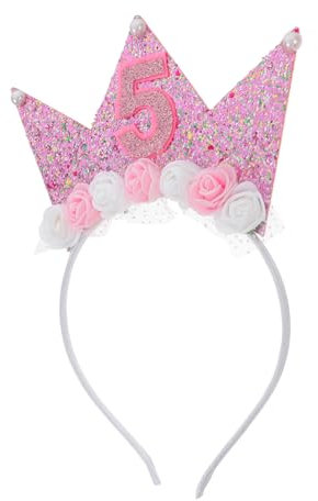 Abaodam Geburtstag Stirnband für bequemen Filz und Partyzubehör für Feiern Kopfschmuck Design Entzückende Haarreifen Dekoration für Jahr