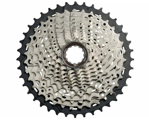 TECHAUTO Bicycle Speed Cassette Fahrrad Kassette Fit Für Shimano SLX CS M7000 Cogs Freilauf 11-40T 11-42T 11-46T Mountainbike Kassette Kettenrad MTB 11S(11-42T)