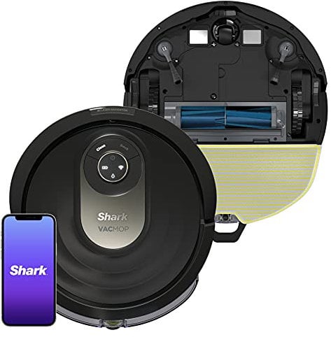 Shark AI Robot Vacuum & Mop, with Home Mapping, Perfect for Pets, Wifi, Works with Alexa, Black/Gold (AV2001WD)