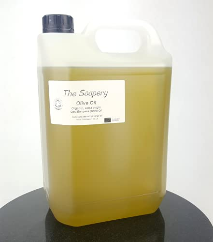 Huile d'olive bio 5 litres – Extra vierge, pressée à froid, brute, pure, non raffinée