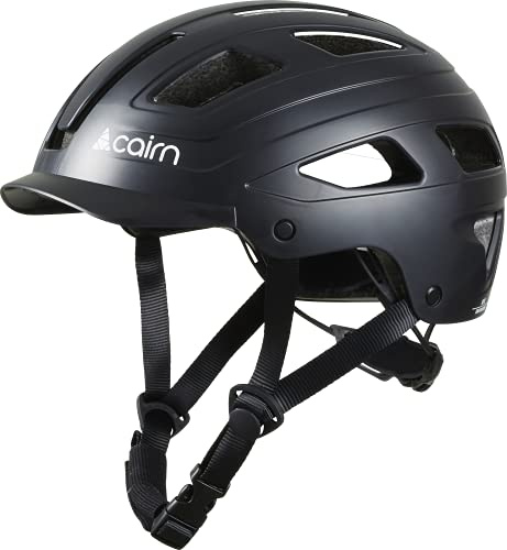 Cairn Clarke Helm, Unisex-Erwachsene, 02 matt, schwarz, M (55/58)