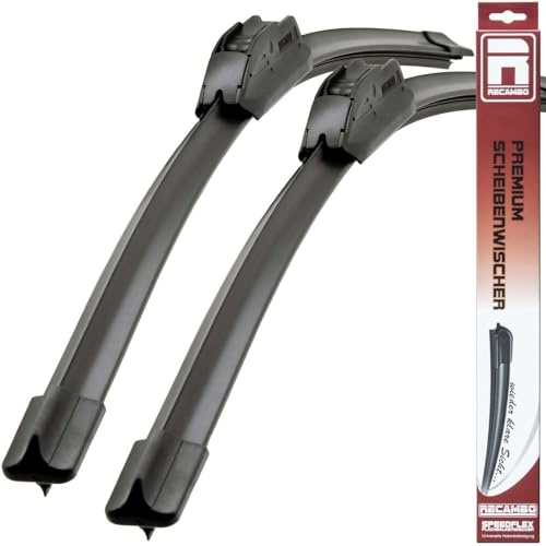Recambo Limpiaparabrisas delantero compatible con Citroen Xsara Coupe, Break, Sedán, años 1997 2006 (juego de 2 unidades: 550 mm/500 mm)