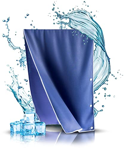 CULYA Kühltuch 90x30 cm – Sofort >10 °C kälter als Umgebungstemperatur, Kühlhandtuch & Schweißtuch für Sport, Fitness & Outdoor, Immer, überall & beliebig oft nutzbar