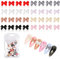 50Pcs Bow-Knot Nail Art Rhinestone, Rhinestone Bow Tie Nail, 9 Colors Nail Rhinestones Kit, 3D Butterfly Nail Diamonds for Decoration Nails Art Supplies