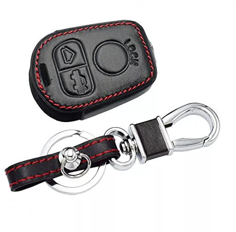 ALIANQ Autoschlüssel Fall 3 Tasten Fernbedienung Fob Abdeckung Schutztasche Schlüsselanhänger Auto Zubehör für BMW E31 E32 E34 E36 E38 E39 E46 Z3