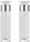 ericotry 2PCS Empty Refillable Acrylic Vacuum Pump Bottles Airless Pump Dispenser Travel Cosmetic Containers for Cream Lotion Essential Oils Foundation (50ml/1.7oz)