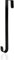 AKH Christmas Wreath Hanger | 30 cm / 12 in Length | Metal Over The Door Wreath Hanger Hanging Hook | Black