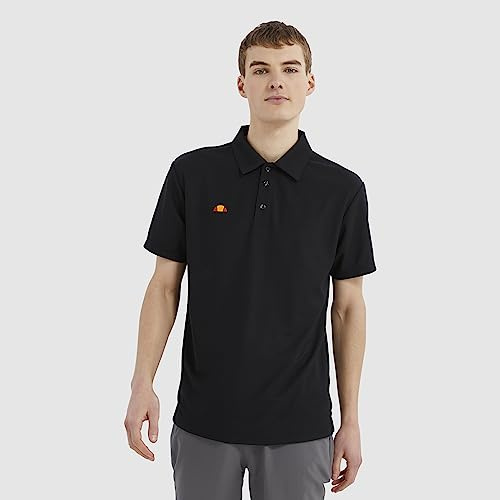 Ellesse Mens Bertola Anti-Odour Moisture Wicking 3 Button Golf Polo Shirt