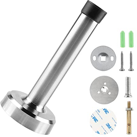 SWAWIS Wandtürstopper Türstopper Wand Türstopper Wandmontage 12cm Türanschlag Stopper Edelstahl Türpuffer Door Stopper Tür Stopper Türstopper Wand Selbstklebend