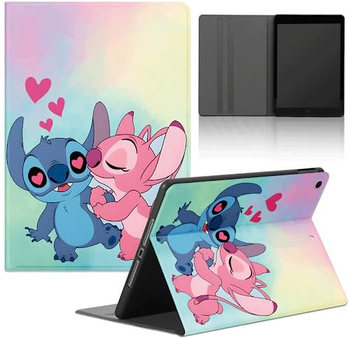 Cover Tablet per Lenovo Tab M10 3rd Gen 10,1, Carino Stitch Custodia Flip PU in Pelle con Supporto Ultra Sottile TPU Cartone Protettivo Folio Cover, C2
