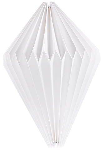 Falten Origami Lampenschirm Papier Hängelampe E27 1stück 45x3x0,3cm | Weißer Lampenschirm Papier, Einfache Kreative Form, für Wohnzimmer Restaurant Riegel Café