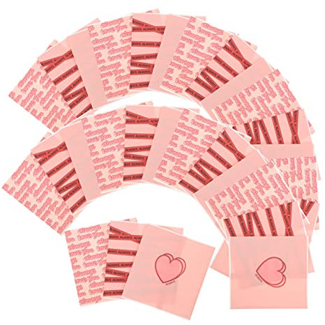 GLEAVI 30 Stück Kleine Papiertüten Mit Liebesband Tragbare Snack Beutel Aus Langlebigem Papier Rosa Candy Taschen Für Partys Kekse Geschenke Weihnachten Und Kinderfest