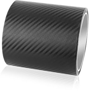 3mx10cm Carbon Fiber Car Door Sill Protector,Self-Adhesive Removable Car Film Car Accessories,Anti-Scratch Car Protection Film for Car Door Sills,Door Side,Trunk,Bumper